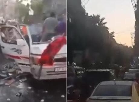 Şam'da Minibüse Yerleştirilen Bombanın Patlaması: 2 Ölü, 13 Yaralı