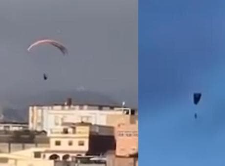 Fas'tan Sebte'ye yamaç paraşütüyle geçmeye çalışan göçmen denize düşerek hayatını kaybetti