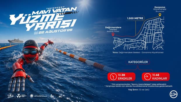 TEKNOFEST Mavi Vatan, Kocaeli sularında yüzme heyecanı yaşatacak