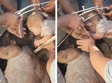 Kolombiya'da 7.4'lük depremin ardından mucize kurtuluş: Enkazdan 2 gün sonra bebek sağ çıkarıldı