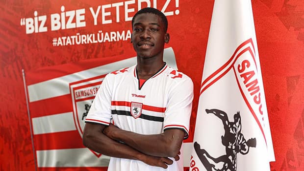 Samsunspor, Çadlı orta saha oyuncusu Mbaitoloum Daniel'ı 5 yıllığına kadrosuna kattı