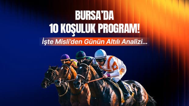 Bursa Osmangazi Hipodromu'nda bugün gözler G2 Ertuğrul Gazi Koşusu'nda