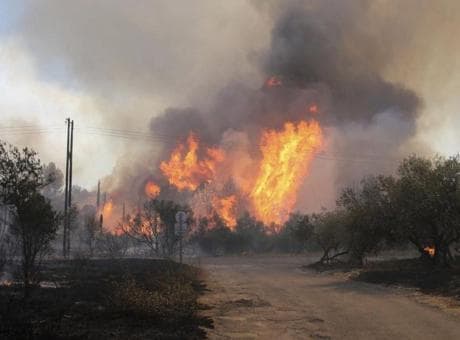 Fransa'da 50 vilayette turuncu alarm: Alevler kontrolden çıktı